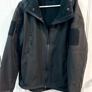 Men's Black Military Field Jacket